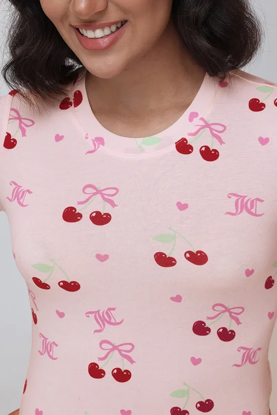 All over Cherry Baby Tee All over Cherry Baby Tee