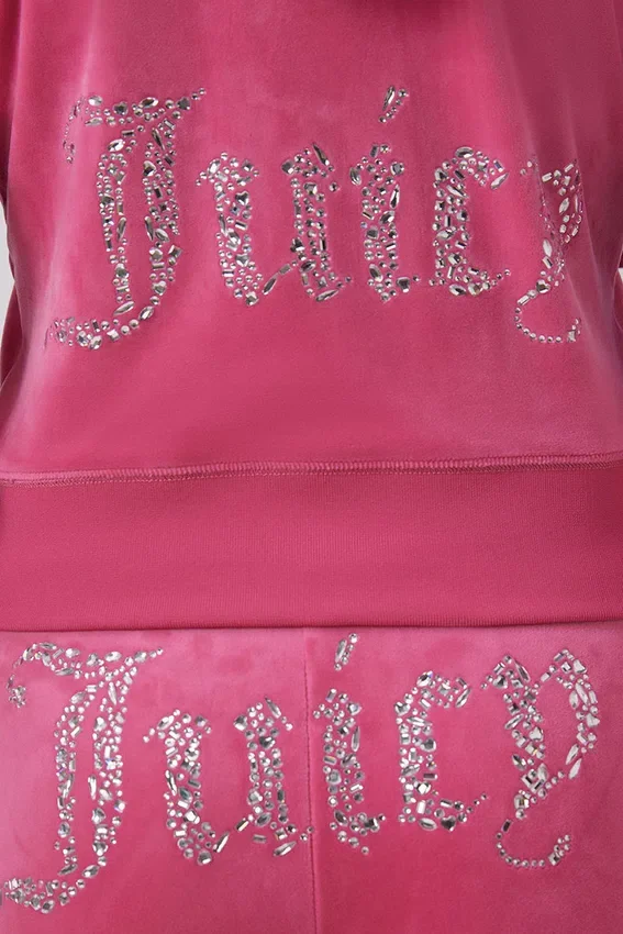 Angel Couture Big Bling Velour Hoodie Angel Couture Big Bling Velour Hoodie
