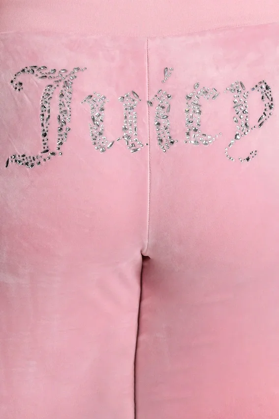 Angel Couture Big Bling Velour Track Pants Angel Couture Big Bling Velour Track Pants