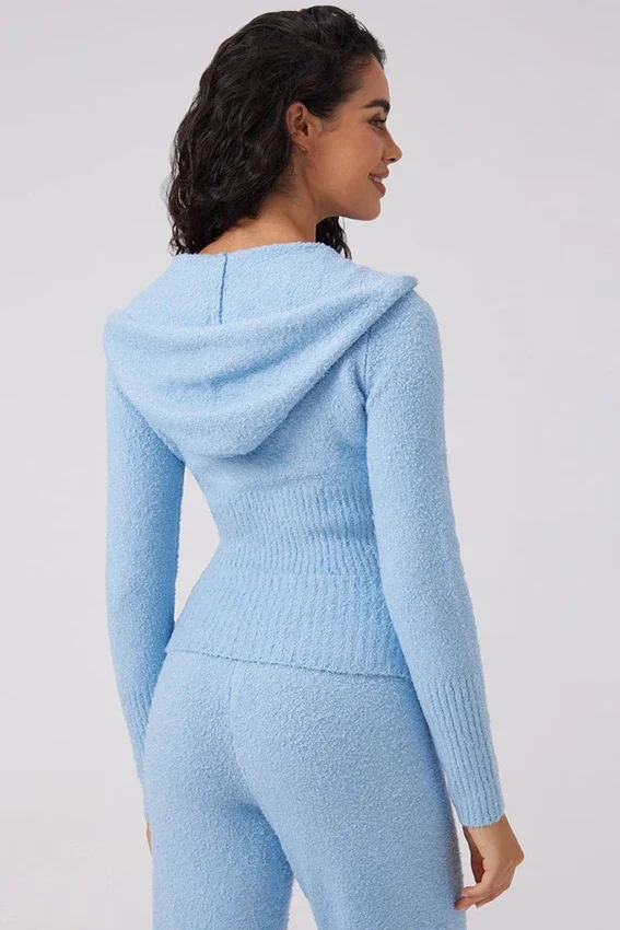 Angel Couture Knitwear Patch Hoodie Angel Couture Knitwear Patch Hoodie