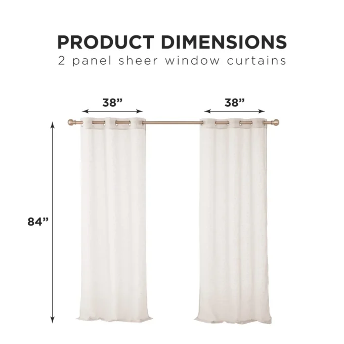 Aurora Sheer Window Curtain