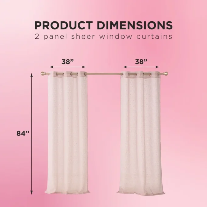 Aurora Sheer Window Curtain