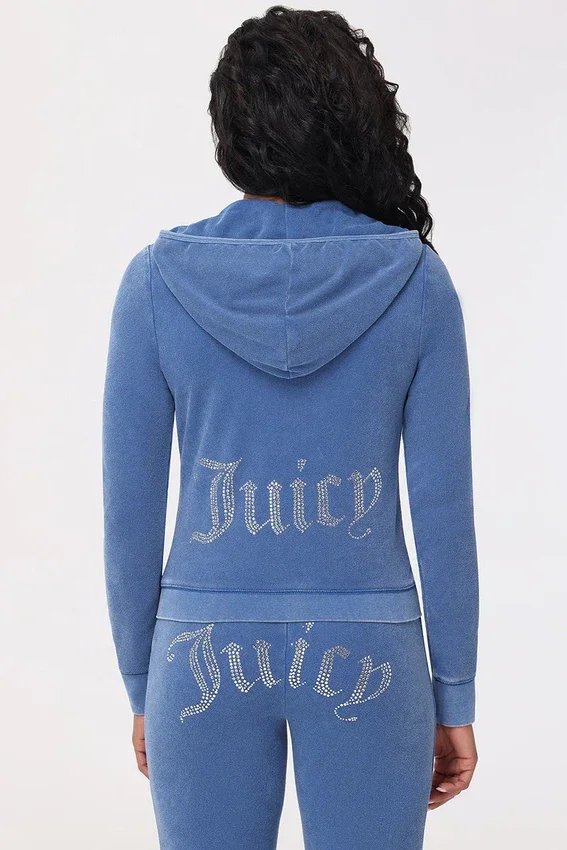 Big Bling Washed Terry Hoodie Big Bling Washed Terry Hoodie