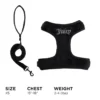Bling Velour Pet Harness and Leash Set