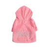 Bling Velour Pet Hoodie
