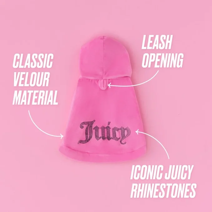 Bling Velour Pet Hoodie