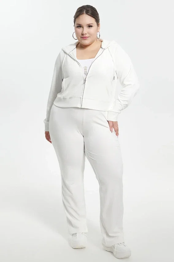 Bride Customizable Big Bling Velour Hoodie Bride Customizable Big Bling Velour Hoodie
