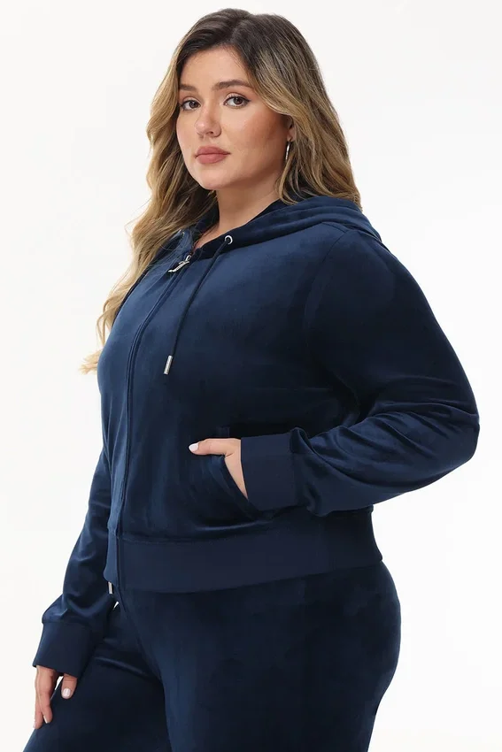 Bride Customizable Big Bling Velour Hoodie Bride Customizable Big Bling Velour Hoodie