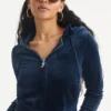 Bride Customizable Big Bling Velour Hoodie Bride Customizable Big Bling Velour Hoodie
