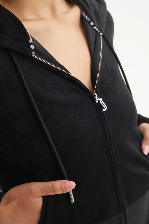 Bride Customizable Big Bling Velour Hoodie Bride Customizable Big Bling Velour Hoodie