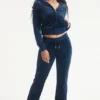 Bride Customizable Big Bling Velour Hoodie Bride Customizable Big Bling Velour Hoodie