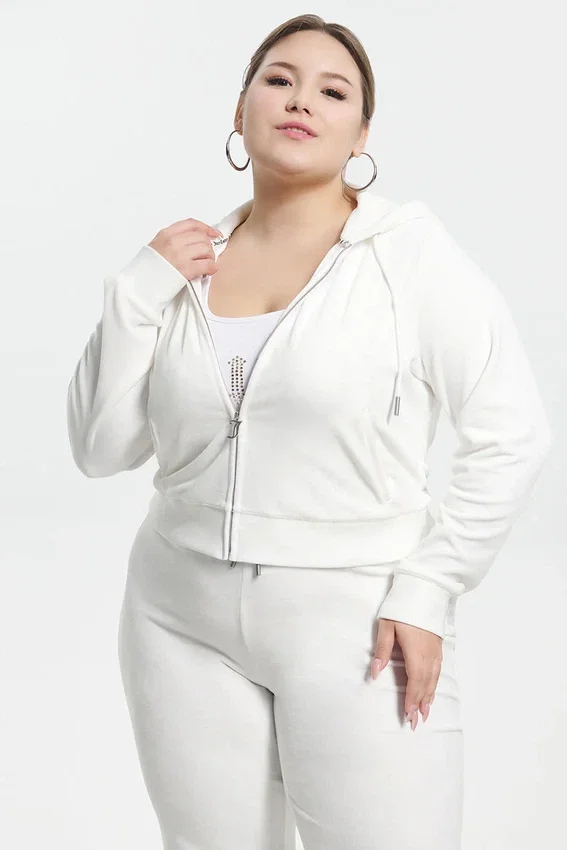 Bride Customizable Big Bling Velour Hoodie Bride Customizable Big Bling Velour Hoodie