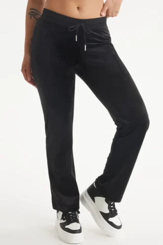 Bride Customizable Big Bling Velour Track Pants