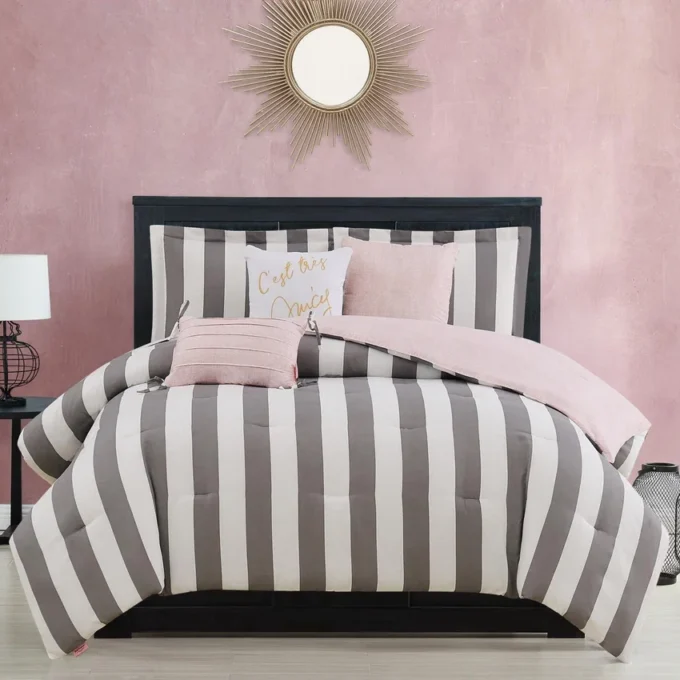 Cabana Striped Reversible Comforter Set Cabana Striped Reversible Comforter Set