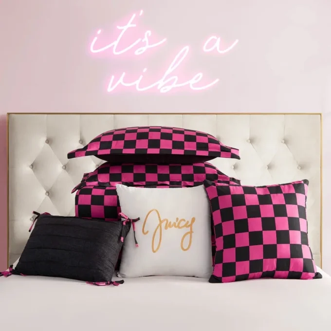 Checkerboard Reversible Comforter Set