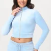 Cropped Mockneck Jacket