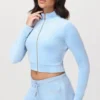 Cropped Mockneck Jacket