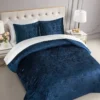 Crushed Velvet Comforter Set Crushed Velvet Comforter Set