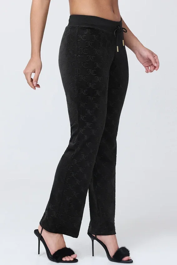 Embossed Velour Track Pants Embossed Velour Track Pants