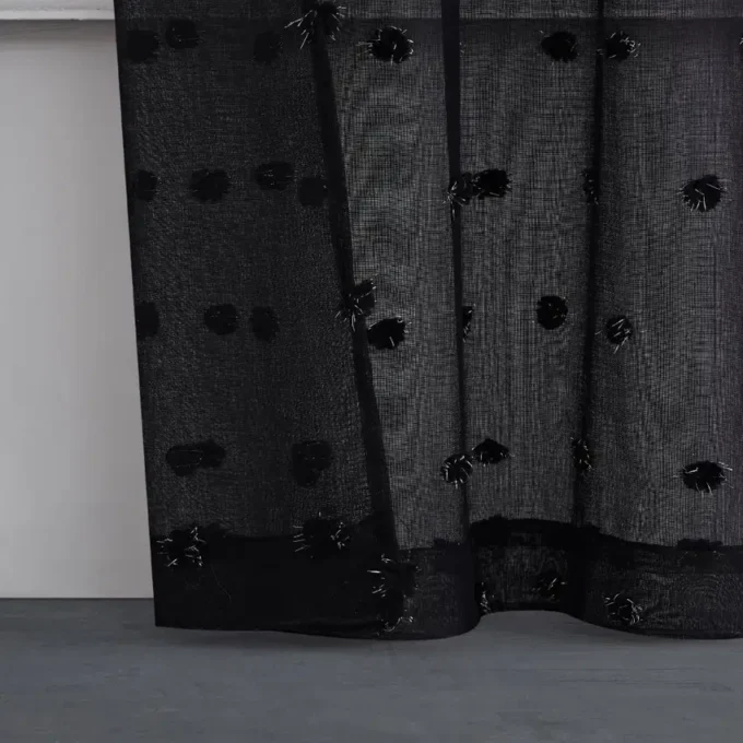 Evelyn Polka Dot Sheer Curtains
