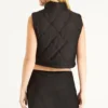 Faux Suede Monogram Vest