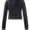 Front Mixed Crystals Velour Hoodie