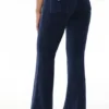 Hollywood Scottie Snap Pocket Cotton Velour Track Pants
