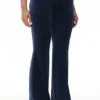 Hollywood Scottie Snap Pocket Cotton Velour Track Pants