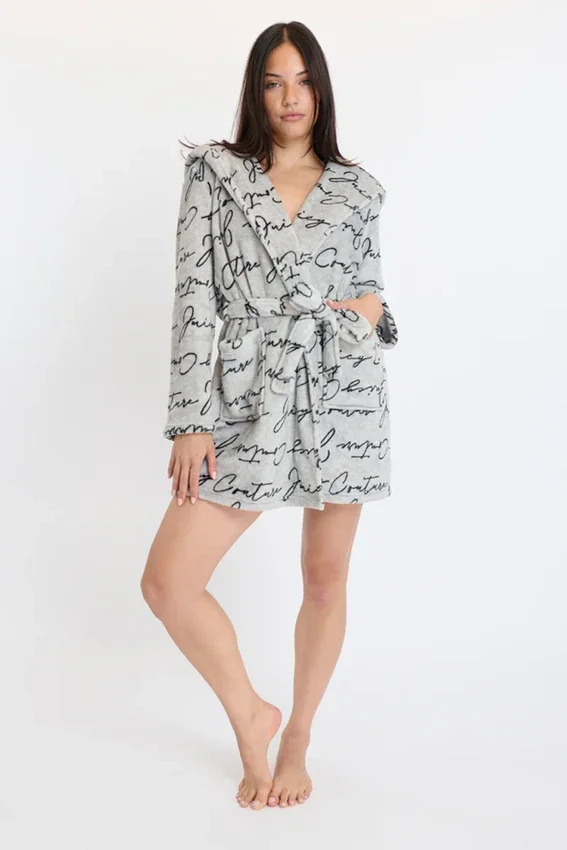 Hooded Luxe Plush Robe Hooded Luxe Plush Robe