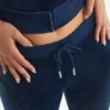 Aquarius Customizable Big Bling Velour Track Pants Aquarius Customizable Big Bling Velour Track Pants