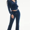 Aquarius Customizable Big Bling Velour Track Pants Aquarius Customizable Big Bling Velour Track Pants