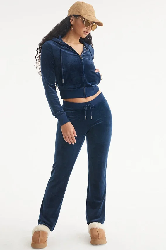 Aquarius Customizable Big Bling Velour Track Pants Aquarius Customizable Big Bling Velour Track Pants