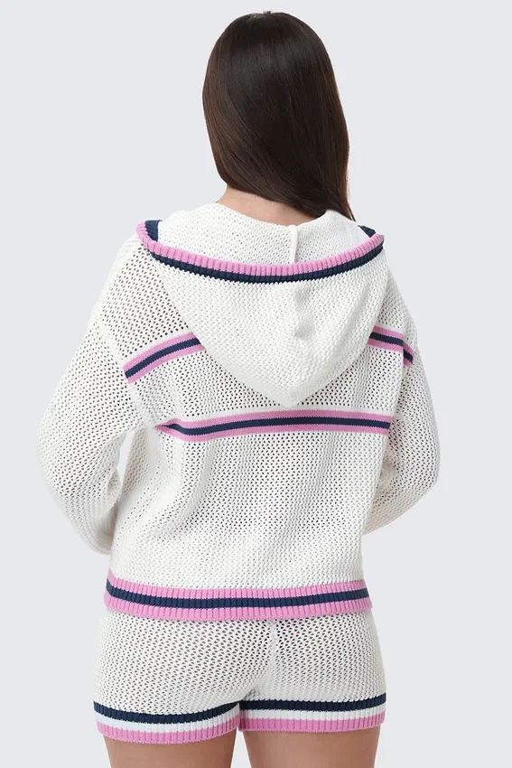 Mesh Zip-Up Hoodie Mesh Zip-Up Hoodie