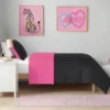 Metallic Leopard Plush Rug, 2′ X 6′