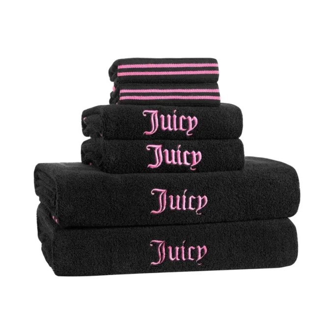 Neon Border Bath Towel Set Neon Border Bath Towel Set