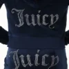 Custom Initial Og Big Bling Velour Hoodie