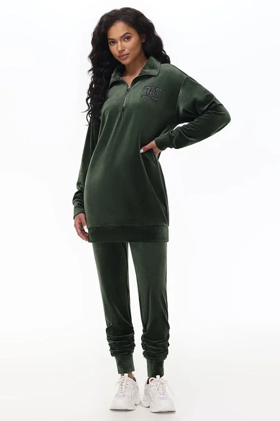 Oversized Small Bling Quarter Zip Pullover Oversized Small Bling Quarter Zip Pullover