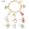 Paris Travel Charm Bracelet