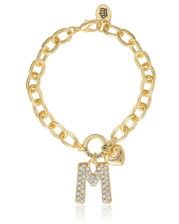 Pava Initial Charm Bracelet, Letter M Pava Initial Charm Bracelet, Letter M