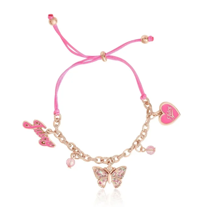 Pink Charm Bracelet Pink Charm Bracelet