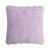 Pleated Faux Fur Decorative Pillow Pleated Faux Fur Decorative Pillow