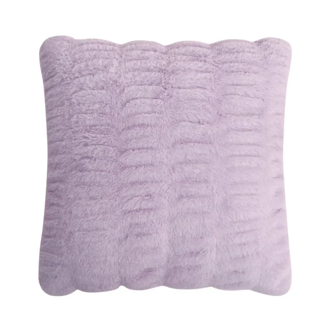 Pleated Faux Fur Decorative Pillow Pleated Faux Fur Decorative Pillow
