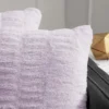 Pleated Faux Fur Decorative Pillow Pleated Faux Fur Decorative Pillow