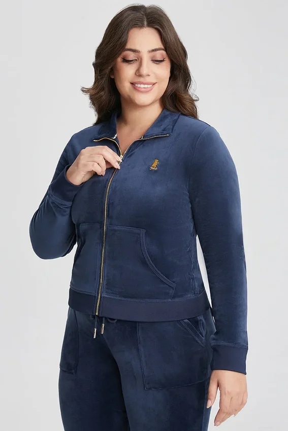 Plus-Size Eat Cake Wear Juicy Mockneck Jacket Plus-Size Eat Cake Wear Juicy Mockneck Jacket