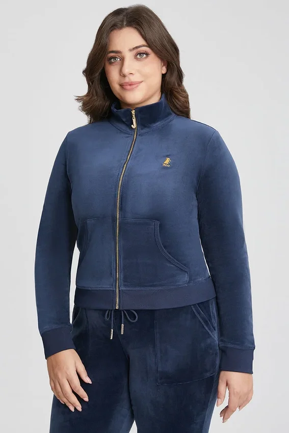 Plus-Size Eat Cake Wear Juicy Mockneck Jacket Plus-Size Eat Cake Wear Juicy Mockneck Jacket