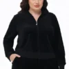 Plus-Size Heritage Cotton Velour Hoodie