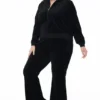 Plus-Size Heritage Cotton Velour Hoodie