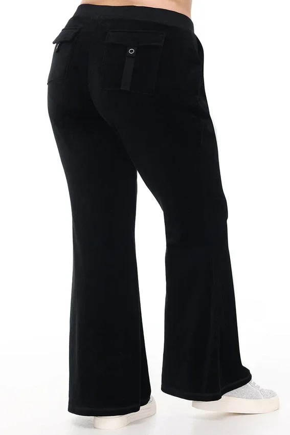 Plus-Size Heritage Cotton Velour Track Pants Plus-Size Heritage Cotton Velour Track Pants