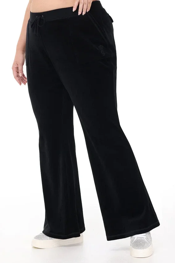 Plus-Size Heritage Cotton Velour Track Pants Plus-Size Heritage Cotton Velour Track Pants