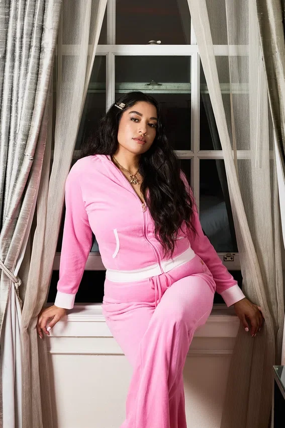 Plus-Size Lady Juicy Hollywood Heritage Hoodie Plus-Size Lady Juicy Hollywood Heritage Hoodie